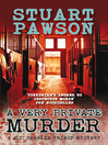 Cover image for A Very Private Murder